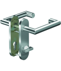 Ogro WC-Garnitur CORE+ 8907, 8mm Vierkant TS.37-42mm Kurzschild WC ED