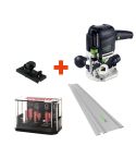 FESTOOL OBERFRÄSE OF 1010 REBQ-PLUS 578005-SET M.FRÄSERSATZ U.FÜHRUNGSSCHIEN