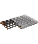 STROXX SDS-Plus Hammerbohrer-Set 4-Cut, 7-teilig 500-580