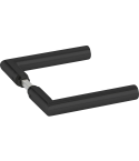 Hermat Drückerpaar BASIC 02 1802, 8mm,ähnlich RAL 9005