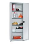 STROXX Flügeltürenschrank mit 4 Böden 1950X935X400 MM RAL 7035/7035