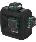 STROXX 3D Linienlaser Grün – 360° Laser mit 3 Linien, 50 m Reichweite, IP54, inkl. Zubehör