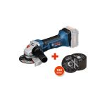 BOSCH Akku-Winkelschleifer-Set GWS 18V-8 HW 2025 inkl. 100Stk. STROXX Trennscheiben
