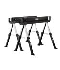 STROXX Arbeitsbock 62-82 cm – Höhenverstellbar, klappbar, Set mit 2 Stück