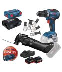 Stroxx Akku-Bohrschrauber/ Multitool im Set