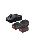 Bosch Starterset ProCORE 18V – 3× 8,0 Ah Akkus + GAL 18V-160 Schnellladegerät