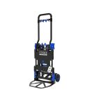STROXX Handwagen 2-in-1 – verwandelbar in Sackkarre, 136 kg Tragkraft, kompakt & flexibel