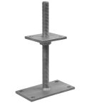 STROXX Pfostenträger Uni auf Beton, höhenverstellbar, M24 102-069 - 100 Stück