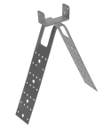 STROXX Firstlattenhalter Universal - 100 Stück