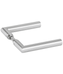 Hermat Drückerpaar BASIC 02 1802, 8mm,edelstahl matt