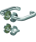 OGRO WC-Garnitur CORE+ 8100, 8mm Vierkant TS.37-42mm Rundrosette mit WC-Kapsel ED
