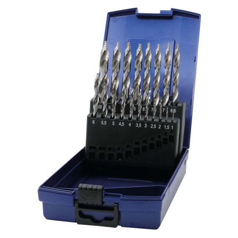 STROXX HSS Spiralbohrer SPEED DIN 338-G 19-TLG. 1,0-10,0MM 0,5MM STEIG.102-271