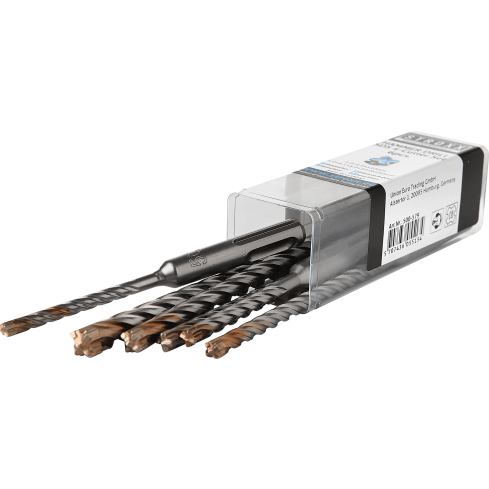 STROXX SDS-Plus Hammerbohrer-Set 4-Cut, 6-teilig 500-579