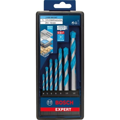 Bosch Professional Schlagbohrersatz CYL-9 7tlg 4/5/6/6/8/10/12 mm EXPERT
