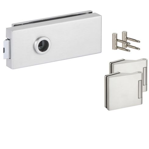 Hermat Ganzglastürschloss 6071/6325/HZ,UG,8mm,ER-Optik,FlüFA