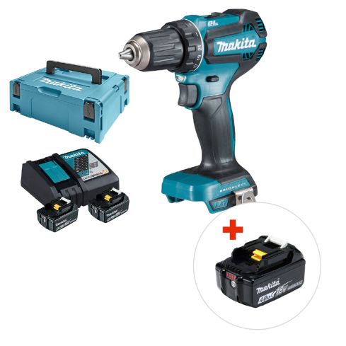 Makita Akku-Bohrschrauber SET DDF485RTJM2