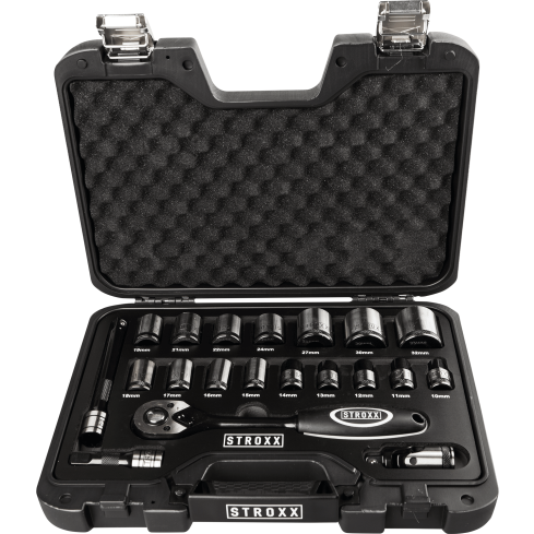 STROXX Steckschlüssel-Satz 1/2 Zoll, 20-tlg., 100-004