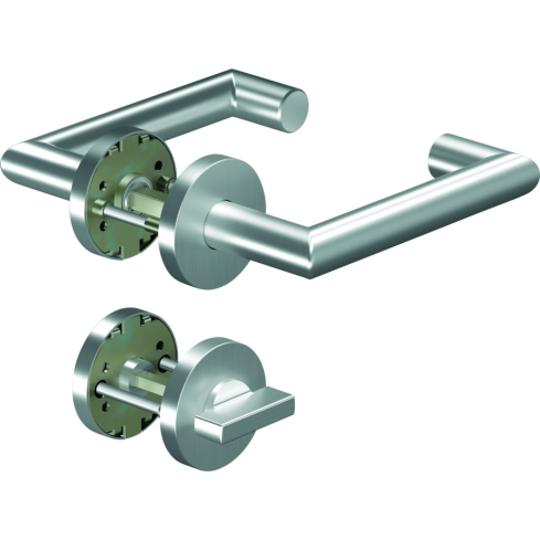 Ogro WC-Garnitur CORE+ 8907, 8mm Vierkant TS.37-42 Rundrosette mit WC-Kapsel ED