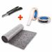 STROXX Maler-Set: Abdeckvlies 250 g/m², Cuttermesser 18 mm, 2x Kreppband für scharfe Kanten