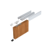 Helm Schiebetürsystem MK-L 80 H114, Holz