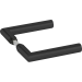 Hermat Drückerpaar BASIC 02 1802, 8mm,ähnlich RAL 9005
