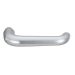 STROXX Drückerlochteil U-Form, 8 mm, Aluminium