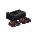 Bosch Batterie/Ladegerät Set 2x EXBA18V-40 + GAL 12V/18V-80