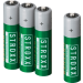 STROXX Batterie, wiederaufladbar, AAA, 4er-Set 101-059
